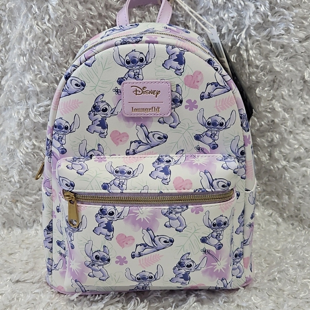 Loungefly Lilo And Stich Tropical Heart mini backpack